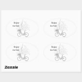  Enjoy the Ride: Minimalist DAILYMIEN  Sticker  (Blatt)