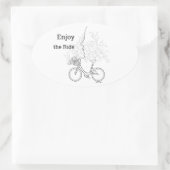  Enjoy the Ride: Minimalist DAILYMIEN  Sticker  (Tasche)