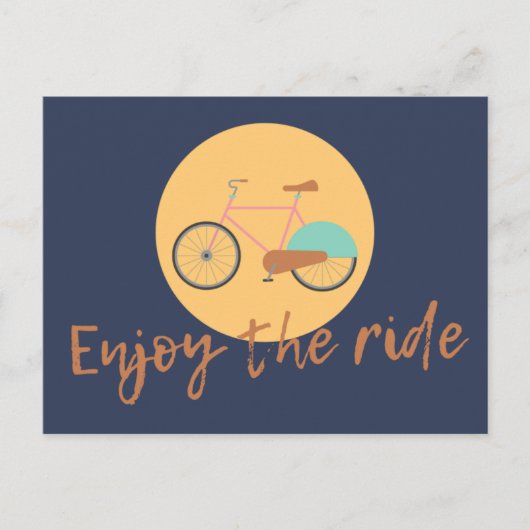Enjoy the ride postkarte (Vorderseite)