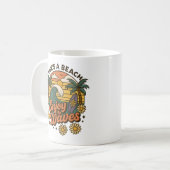 Enjoy the Waves – Vibrant Beach Life Mug Kaffeetasse (Vorderseite Links)