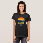 Enjoy Wear Cool Madrid Spanien Skyline Graphic 1 T-Shirt (Vorne ganz)