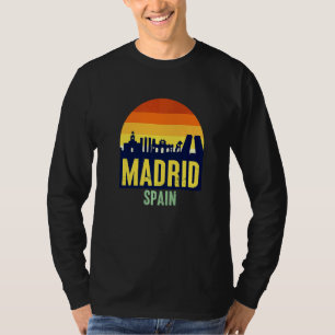Enjoy Wear Cool Madrid Spanien Skyline Graphic 1 T-Shirt