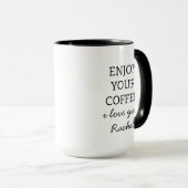Enjoy Your Coffee Handsome Good Morning Mug, Tasse (VorderseiteRechts)