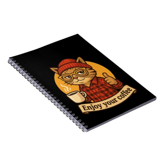 Enjoy Your Coffee Notizblock (Rechte Seite)