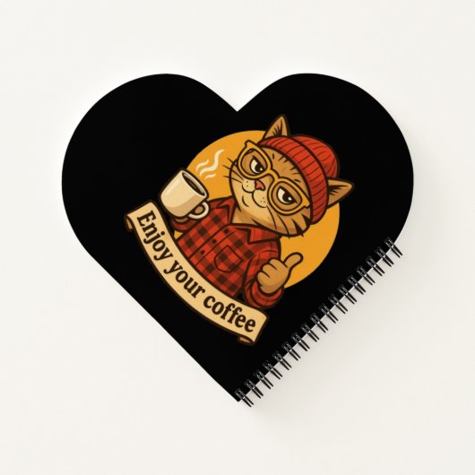 Enjoy Your Coffee Notizblock (Rückseite)