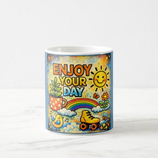 Enjoy Your Day Mug Kaffeetasse (Mittel)