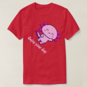 enjoy your day with axolotl T-Shirt (Design vorne)