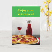 Enjoy your retirement. karte (Gelbe Blume)