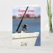 Enjoy your retirement. karte (Vorderseite)