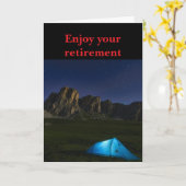 Enjoy your retirement. karte (Gelbe Blume)