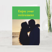 Enjoy your retirement. karte (Vorderseite)