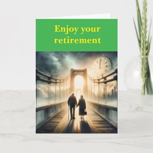 Enjoy your retirement. karte (Vorderseite)