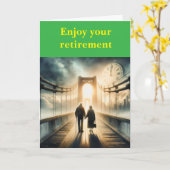 Enjoy your retirement. karte (Gelbe Blume)