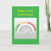 Enjoy your retirement. karte (Vorderseite)