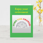 Enjoy your retirement. karte (Gelbe Blume)