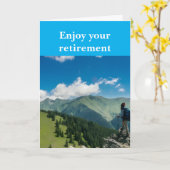 Enjoy your retirement. karte (Gelbe Blume)