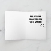 Enjoy Your Vacation, greeting card Karte (Innenseite)