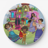 Enkantenplatte Pappteller (Vorderseite)