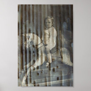 Enkaustische digitale Kunst für Kinder und Rockpfe Poster