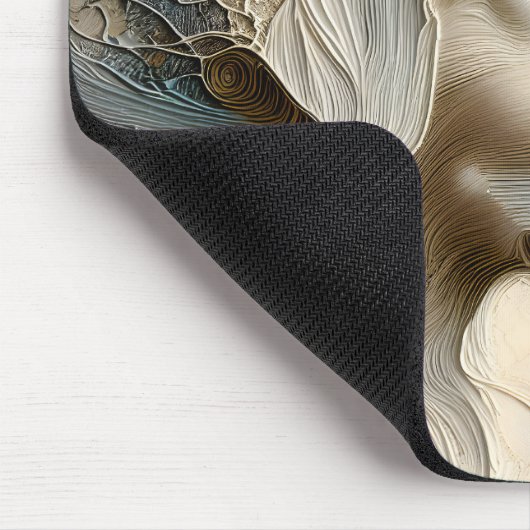 Enkaustischer Paint Portait eines Golden Retriever Mousepad (Ecke)