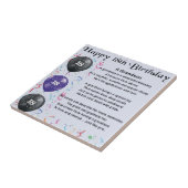 Enkel-Gedicht - 18. Geburtstag Fliese (Seite)