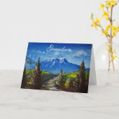 Enkel-Karte Karte (Gelbe Blume)