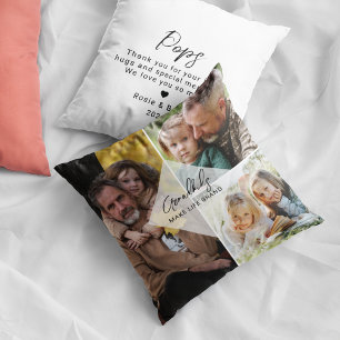 Enkel machen das Leben von Opa großartig 3 Fotos Kissen