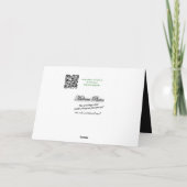 Enkel Salbei-Schwarzes, fertigen jede mögliche Karte (Rückseite)