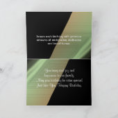 Enkel Salbei-Schwarzes, fertigen jede mögliche Karte (Innenseite)