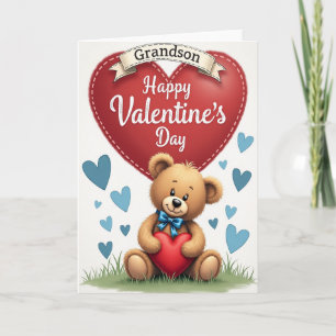 Enkel Valentinstag Bär Karte