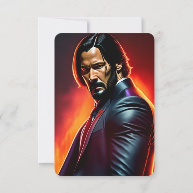 Enkele kaart John Wick. (Vorderseite)