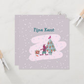 Enkele wenskaart karte (Vorderseite/Rückseite Beispiel)