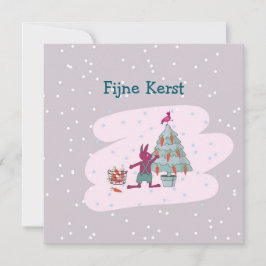 Enkele wenskaart karte