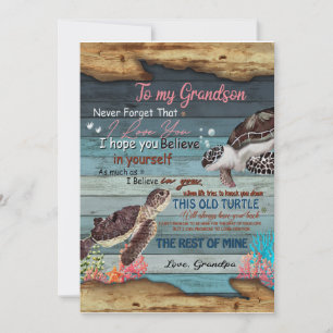 Enkelgeschenk   Brief an meinen Enkel von Opa Einladung