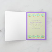 Enkelin 14 Modern Keepake Geburtskarte Karte (Innenseite)