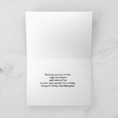 Enkelin-1. Geburtstag Karte (Innenseite)