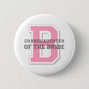 Enkelin des Braut-Beifalls Button