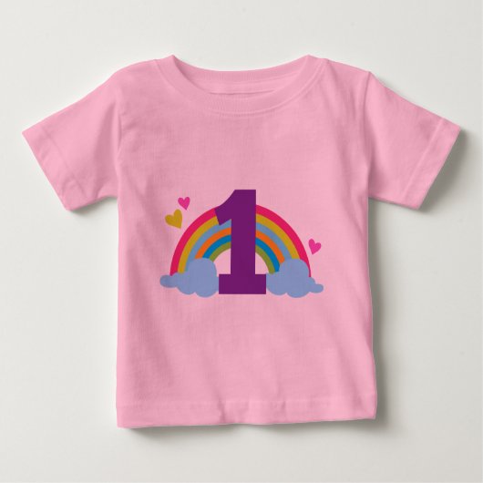 Enkelin-erster Geburtstag Baby T-shirt (Vorderseite)