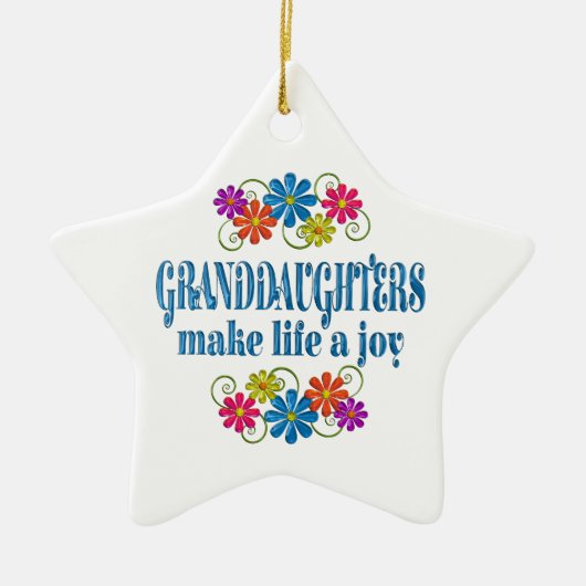 Enkelin-Freude Keramik Ornament (Vorne)