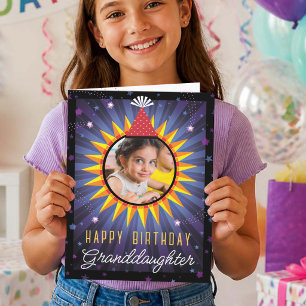 Enkelin Geburtstag Benutzerfoto Sonne Dankeskarte