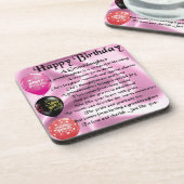 Enkelin-Gedicht - alles- Gute zum Untersetzer (Linke Seite)