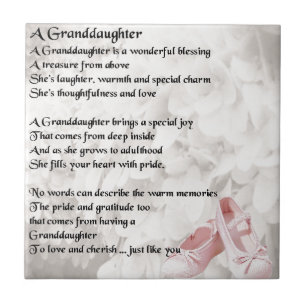 Enkelin-Gedicht - Ballett-Schuh-Entwurf Fliese