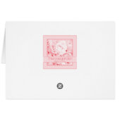 Enkelin Happy Mother Day Rose Card (Rückseite Horizontal)