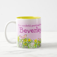 Enkelin "Ihre Namens" blonde Mädchenspaß-Tasse