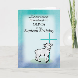 Enkelin Name personalisieren Taufe Geburtstag La Karte
