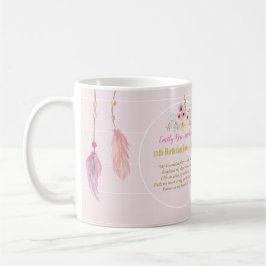 Enkelin POEM FOTO Rosa Blume Geburtstag Kaffeetasse