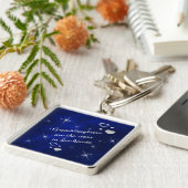 Enkelin-Stern-Herz Schlüsselanhänger (Seite)