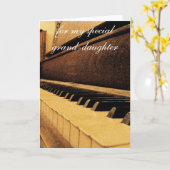 Enkelingeburtstag Karte (Gelbe Blume)