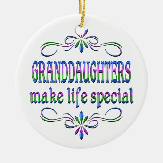 Enkelinnen machen LebenSpecial Keramik Ornament (Vorne)