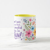 Enkelkind findet mich LUSTIG! Tasse (Zentrum)